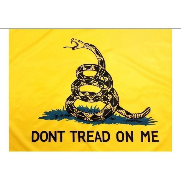 Gadsden Flag Dont Tread On Me Flag 3x5 Foot Flag, Polyester, Rattle Snake Banner - Picture 3 of 8